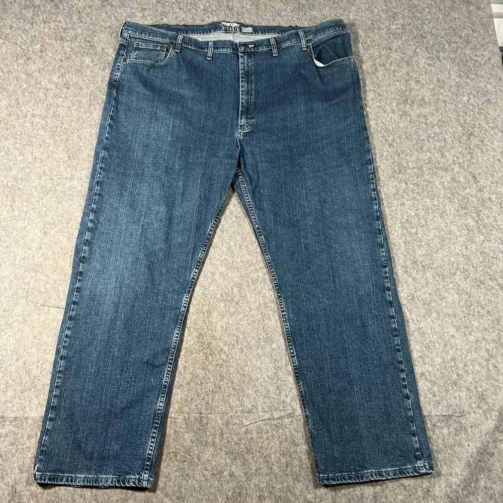 Wrangler Reserve Men's Jeans Size 50 x 32 Blue‎ Denim Advanced Comfort Pants